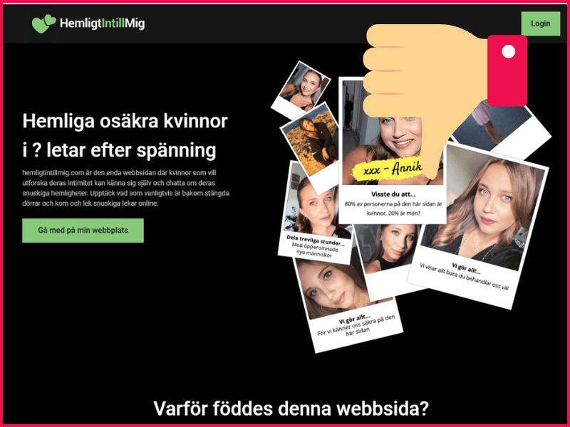 bedrageri hemiligtintillmig