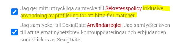 falske profiler sexigdate