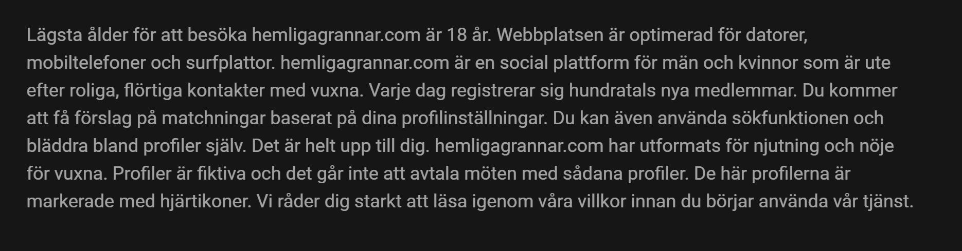 hemligagrannar falke profilen