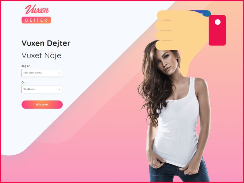 vuxen dejter bluff